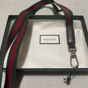 Authentic GUCCI Lanyard Keychain